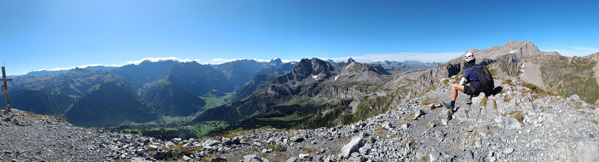 Klettersteig Braunwald, auf dem hinter Eggstock